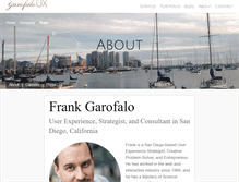 Tablet Screenshot of frankgarofalo.com